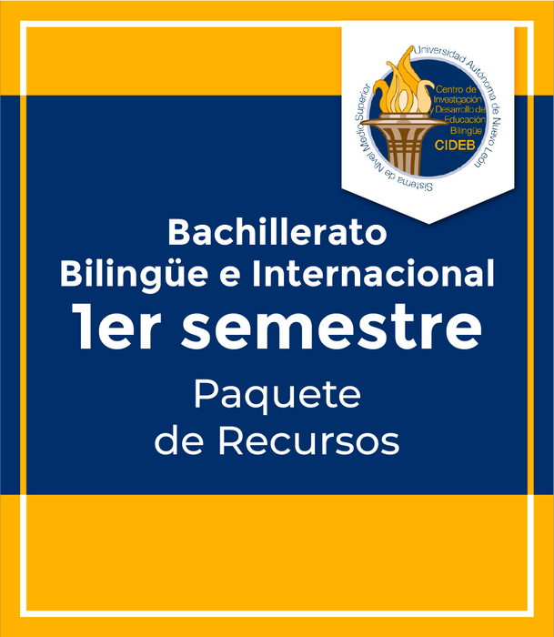CIDEB: MEDEROS: Bachillerato Bilingüe e Internacional 1er Semestre