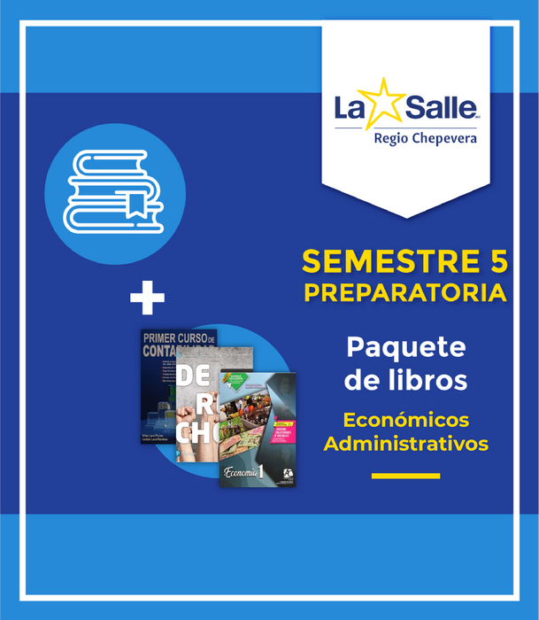 IR CHEPEVERA: Paquete de Libros 5to Semestre Economícos Administrativos