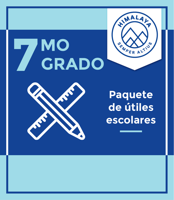Himalaya: Paquete de Útiles 7mo Grado