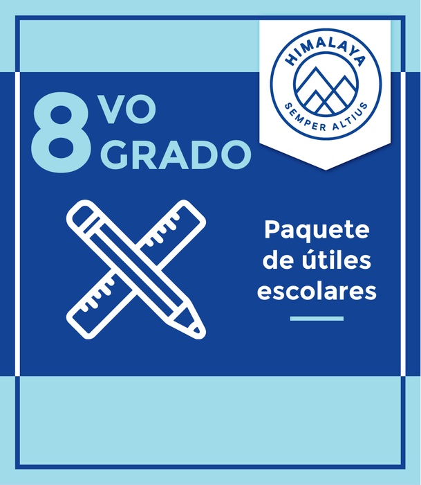 Himalaya: Paquete de Útiles 8vo Grado
