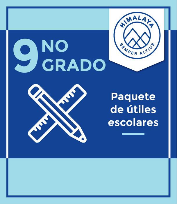 Himalaya: Paquete de Útiles 9no Grado