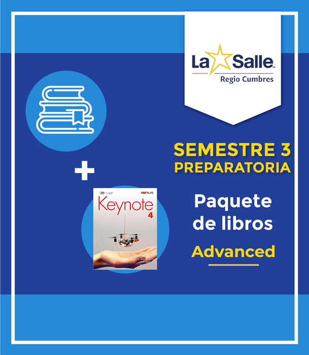 DOCENTES IR CUMBRES: Paquete de Libros 1er Semestre Level 3 Advanced