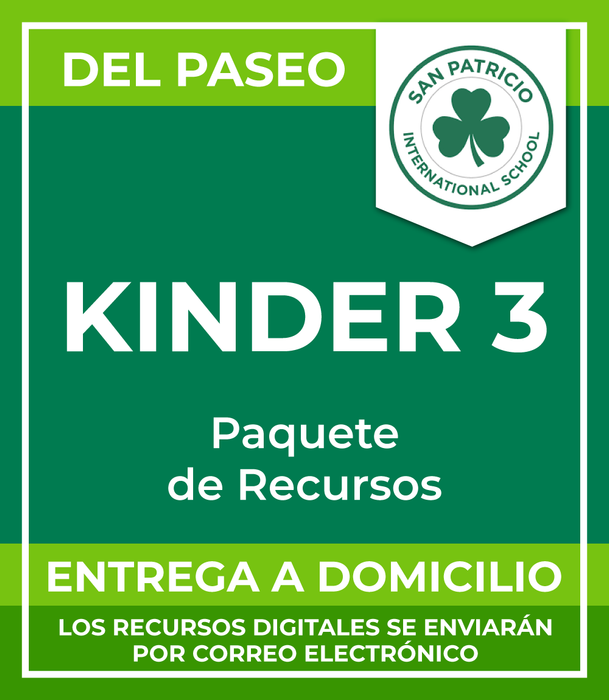 San Patricio Del Paseo: Recursos 3ero Kinder
