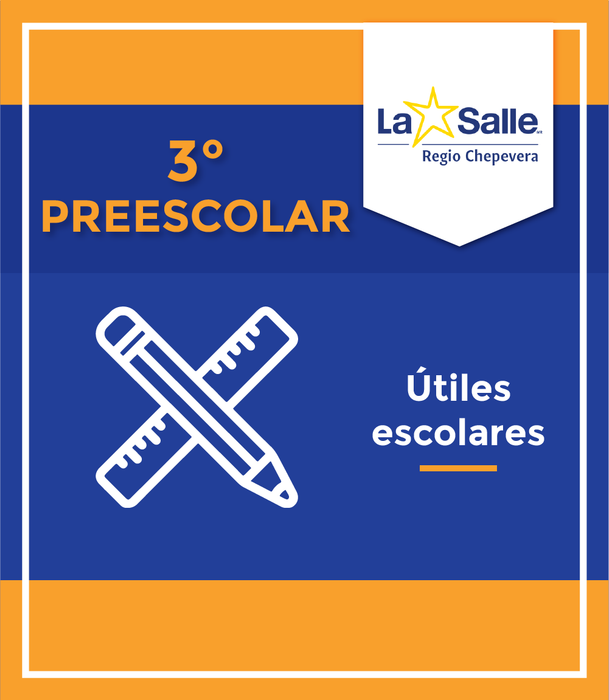 IR CHEPEVERA: Paquete de Útiles 3ero Preescolar