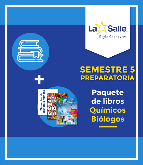 IR CHEPEVERA: Paquete de Libros 5to Semestre Químicos Bíologos