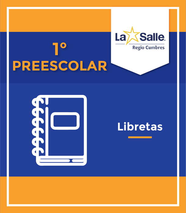 IR CUMBRES: Paquete de Libretas 1ero Preescolar