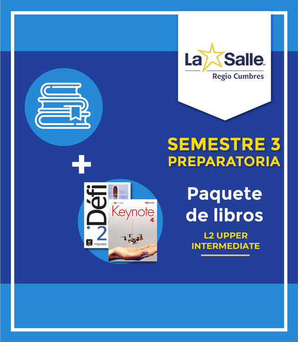 IR CUMBRES: Paquete de Libros 3er Semestre Upper Intermediate