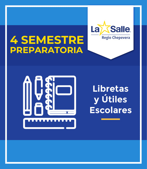 IR CHEPEVERA: Paquete de Libretas y Útiles 4to Semestre