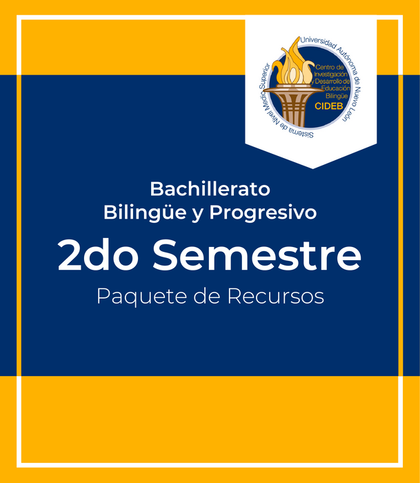 CIDEB MEDEROS: Bachillerato Bilingüe y Progresivo 2do Semestre