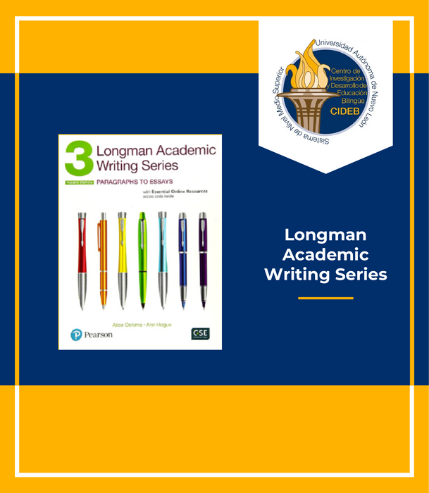Bachillerato bilingüe primer semestre: Longman Academic Writing Series: Paragrahs to Essays