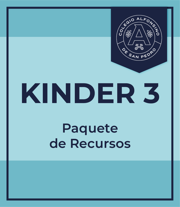 Colegio Alfonsino De San Pedro: Paquete de Recursos 3ero Kinder