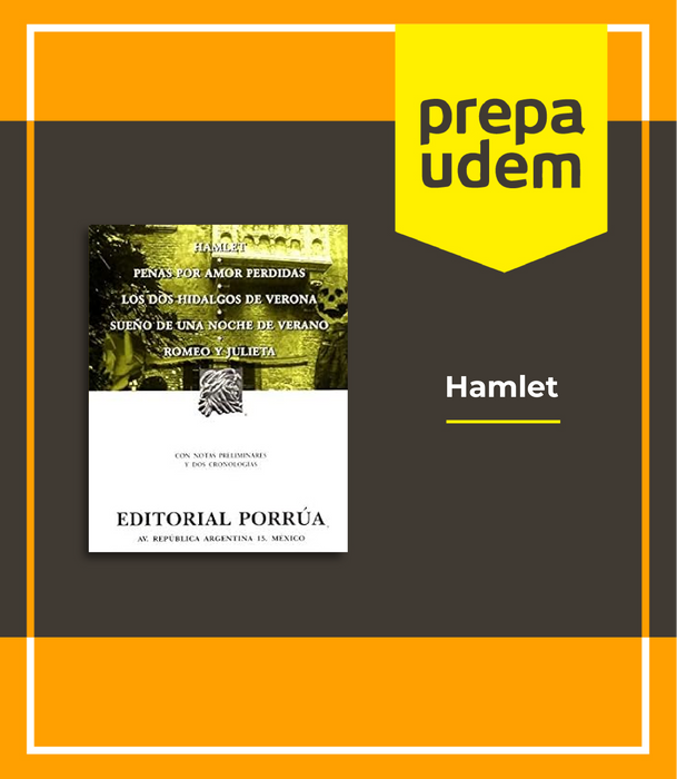 Prepa UDEM: Literatura Hamlet / Shakespeare