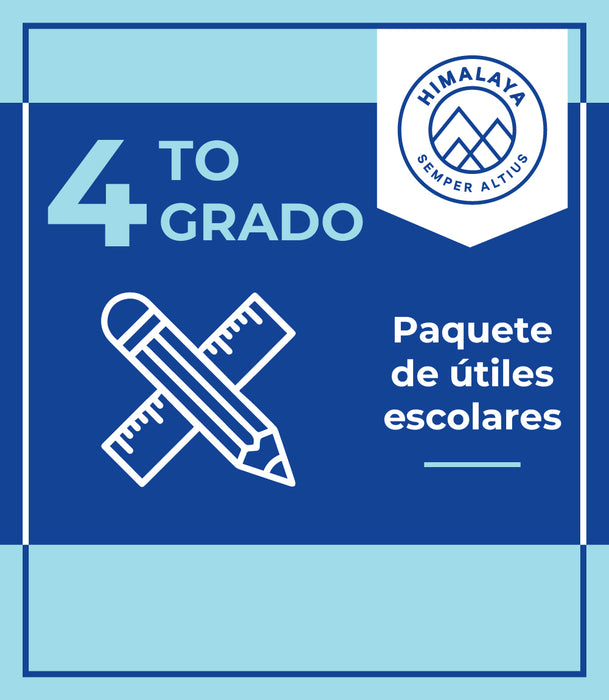 Himalaya: Paquete de Útiles 4to Grado