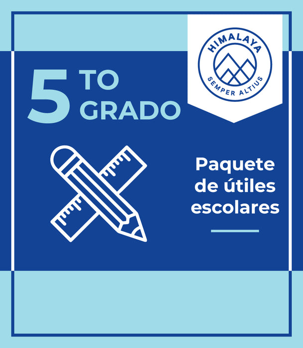 Himalaya: Paquete de Útiles 5to Grado