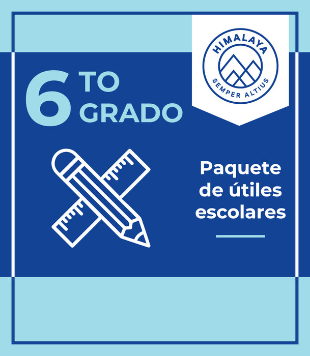 Himalaya: Paquete de Útiles 6to Grado