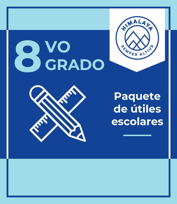 Himalaya: Paquete de Útiles 8vo Grado