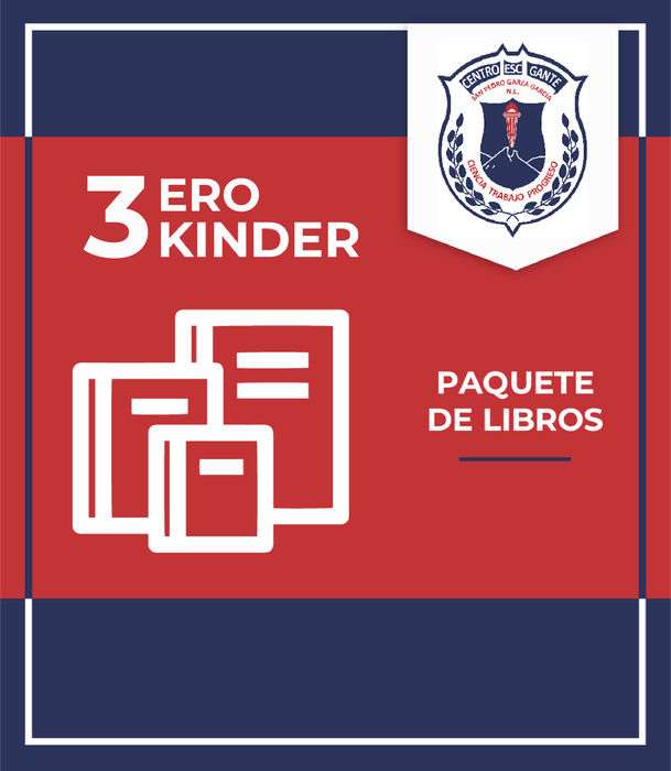 Centro Escolar Gante: Paquete de Libros 3ero de kinder