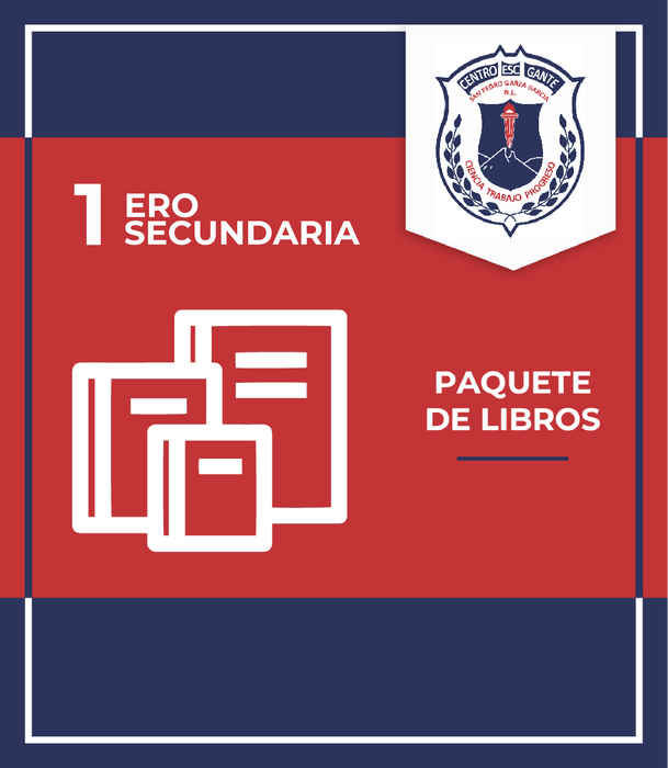 Centro Escolar Gante: Paquete de Libros 1ero de secundaria