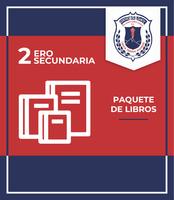 Centro Escolar Gante: Paquete de Libros 2do de secundaria