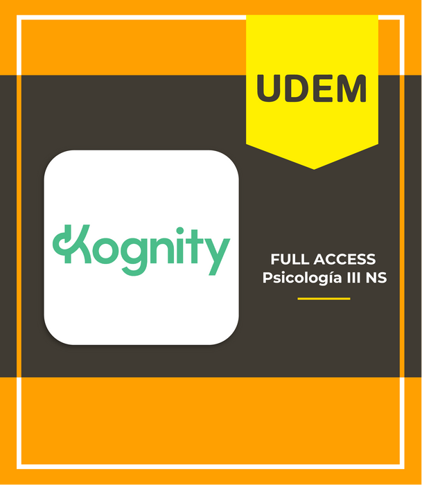 Prepa UDEM Internacional Quinto Semestre: KOGNITY FULL ACCESS Psicología III NS