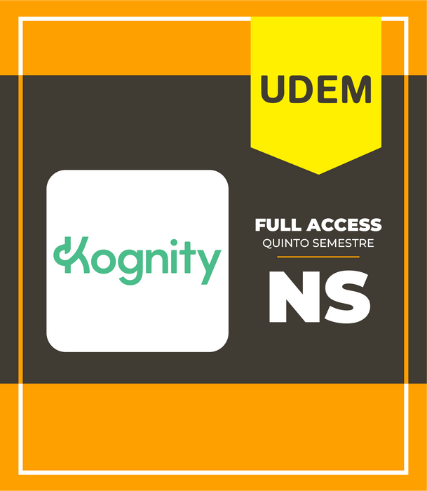 Prepa UDEM Internacional Quinto Semestre: KOGNITY FULL ACCESS NS