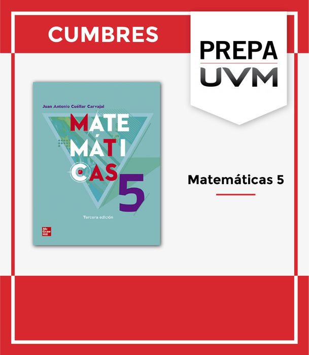 UVM Cumbres Semestral: Matemáticas 5