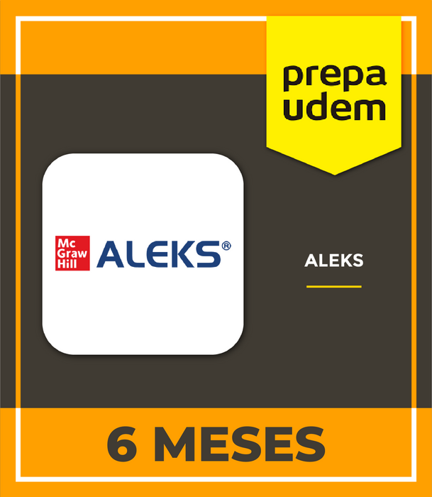 Prepa UDEM: Plataforma Aleks (Renta de 6 meses)