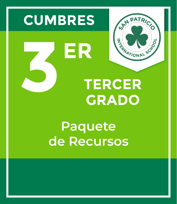 San Patricio Cumbres: Recursos 3er Grado