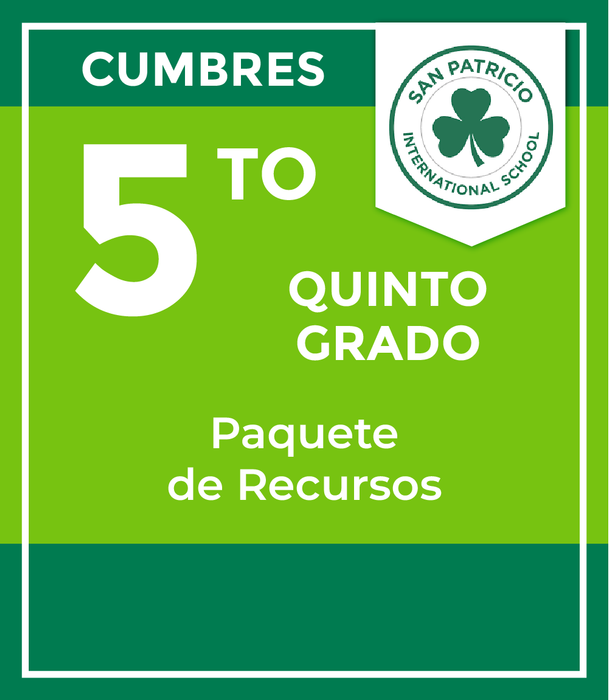 San Patricio Cumbres: Recursos 5to Grado