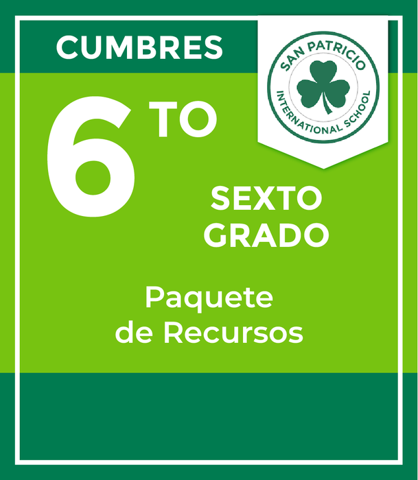 San Patricio Cumbres: Recursos 6to Grado