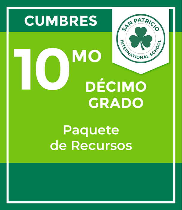 San Patricio Cumbres: Recursos 10mo Grado