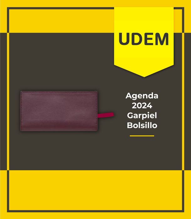 UDEM: Agenda 2024 Garpiel Bolsillo