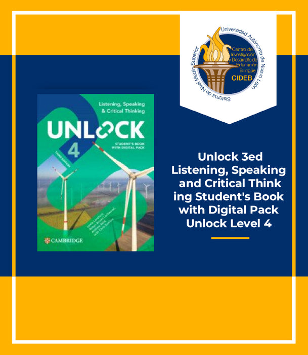 Técnica Médica: Unlock 3ed Listening, Speaking and Critical Thinking Student's Book with Digital Pack Unlock Level 4