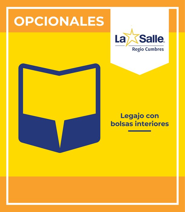 IR CUMBRES: Legajo Tamaño Carta con Bolsa Interiores