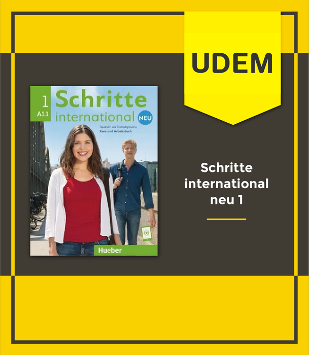 UDEM: Schritte International Neu 1 Kurs-/Arbeitsbuch + MP3